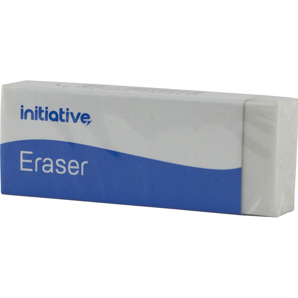 Image for INITIATIVE ERASER PVC FREE LARGE WHITE from Mitronics Corporation