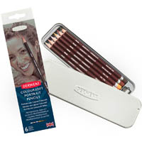 derwent coloursoft skintones pencil pack 6