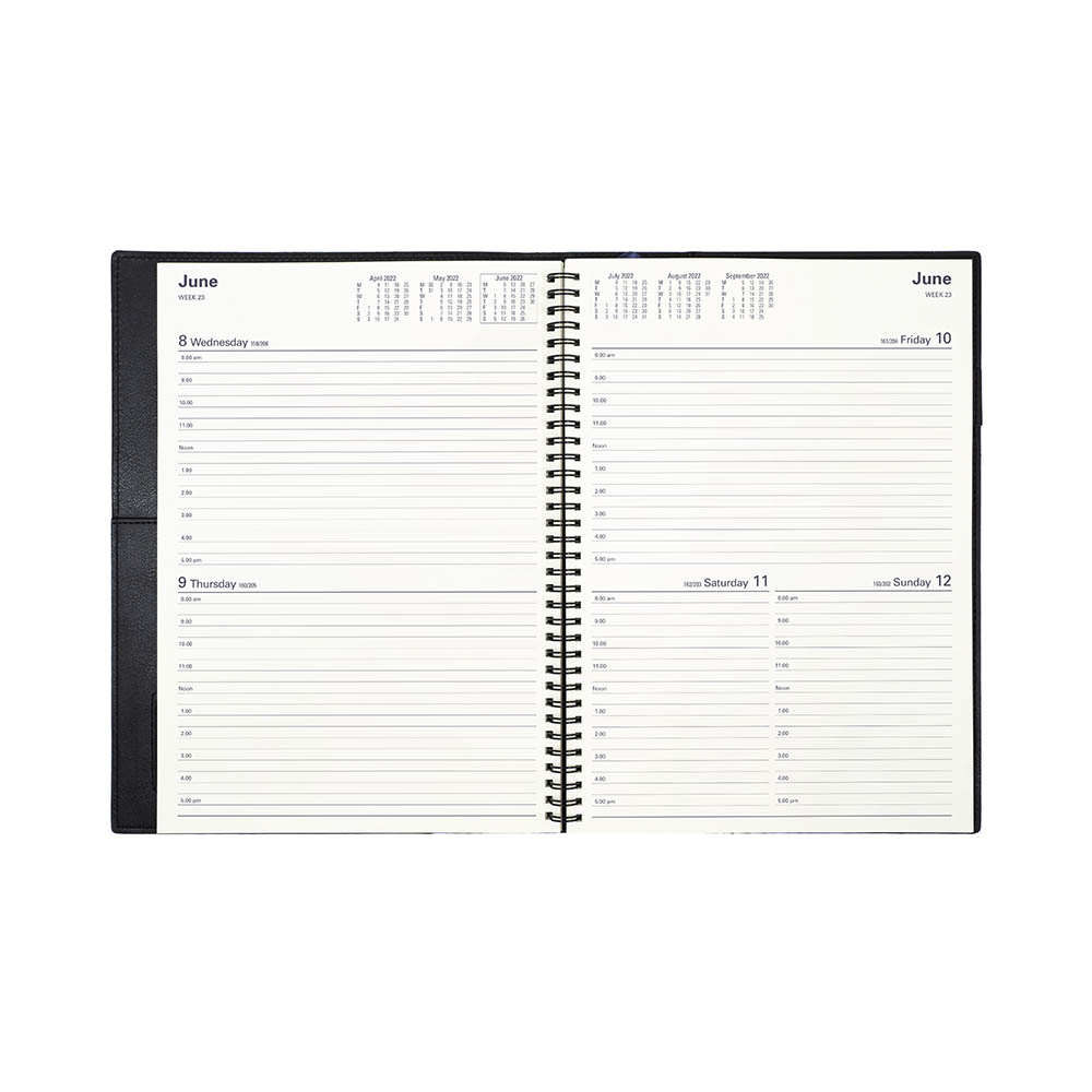 COLLINS VANESSA 245.V99 DIARY 2 DAYS TO PAGE A4 BLACK |  | 7021103