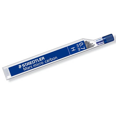 Image for STAEDTLER 250 MARS MICRO CARBON MECHANICAL PENCIL LEAD REFILL H 0.7MM TUBE 12 from York Stationers