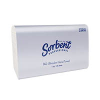 sorbent professional tad ultraslim paper towel 1 ply 150 sheets carton 16