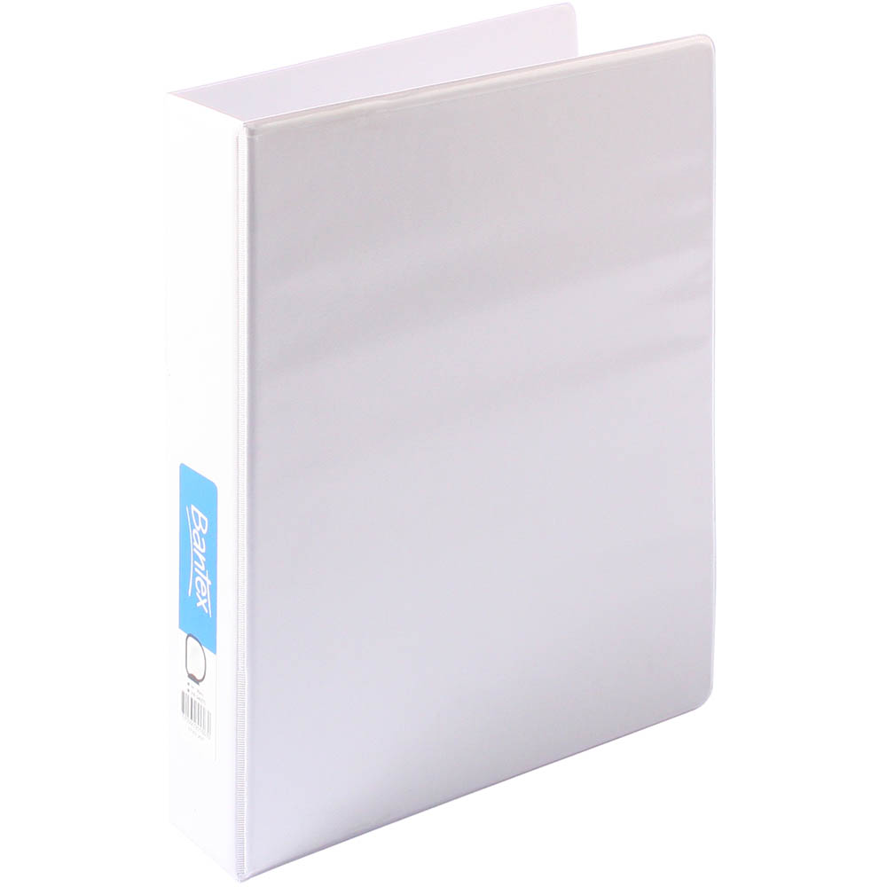 Image for BANTEX INSERT RING BINDER PP 2D 38MM A4 WHITE from BusinessWorld Computer & Stationery Warehouse