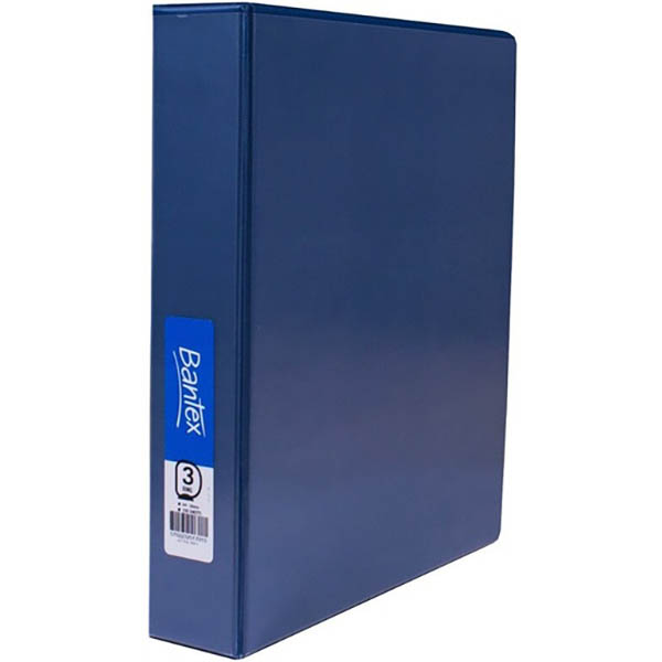 Image for BANTEX INSERT RING BINDER PP 3D 50MM A4 BLUE from Australian Stationery Supplies