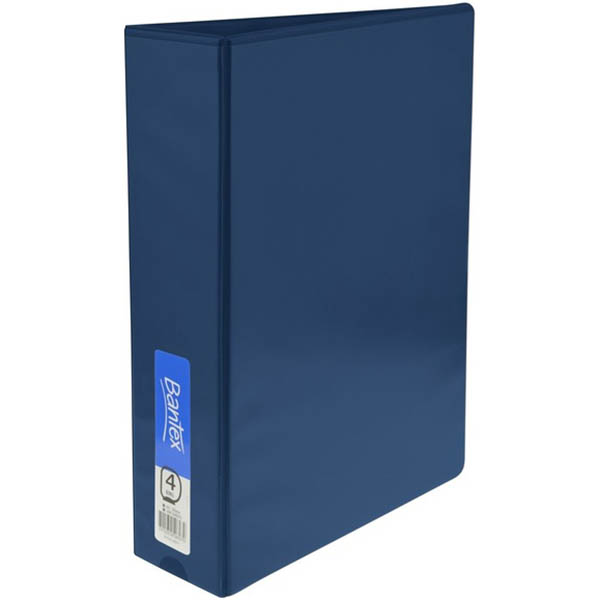 Image for BANTEX INSERT RING BINDER PP 4D 50MM A4 BLUE from Memo Office and Art