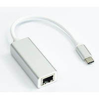shintaro rj45 adapter usb-c to gigabit ethernet white