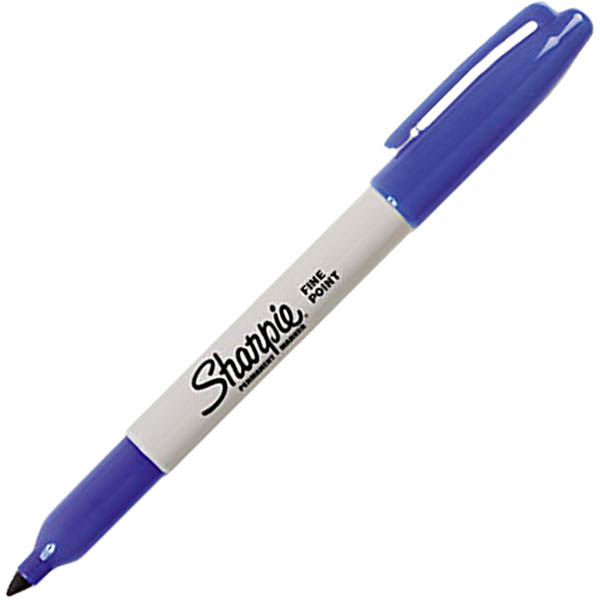 Image for SHARPIE PERMANENT MARKER BULLET FINE 1.0MM BLUE from Australian Stationery Supplies