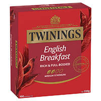 twinings classics english breakfast tea bags pack 100