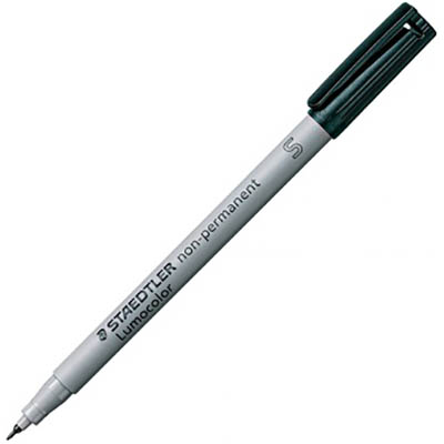 Image for STAEDTLER 311 LUMOCOLOR NON-PERMANENT MARKER BULLET SUPERFINE 0.4MM BLACK from That Office Place PICTON