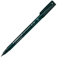 staedtler 313 lumocolor permanent marker bullet superfine 0.4mm black