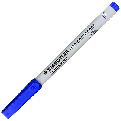 Image for STAEDTLER 316 LUMOCOLOR NON-PERMANENT MARKER FINE 0.6MM BLUE from Memo Office and Art