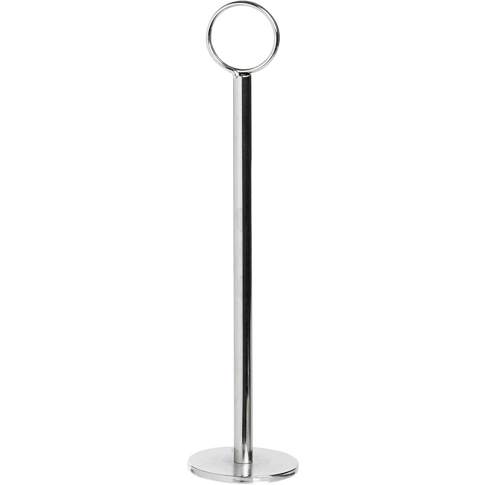 Image for ESSELTE TABLE NUMBER HOLDER 200MM SILVER from SNOWS OFFICE SUPPLIES - Brisbane Family Company