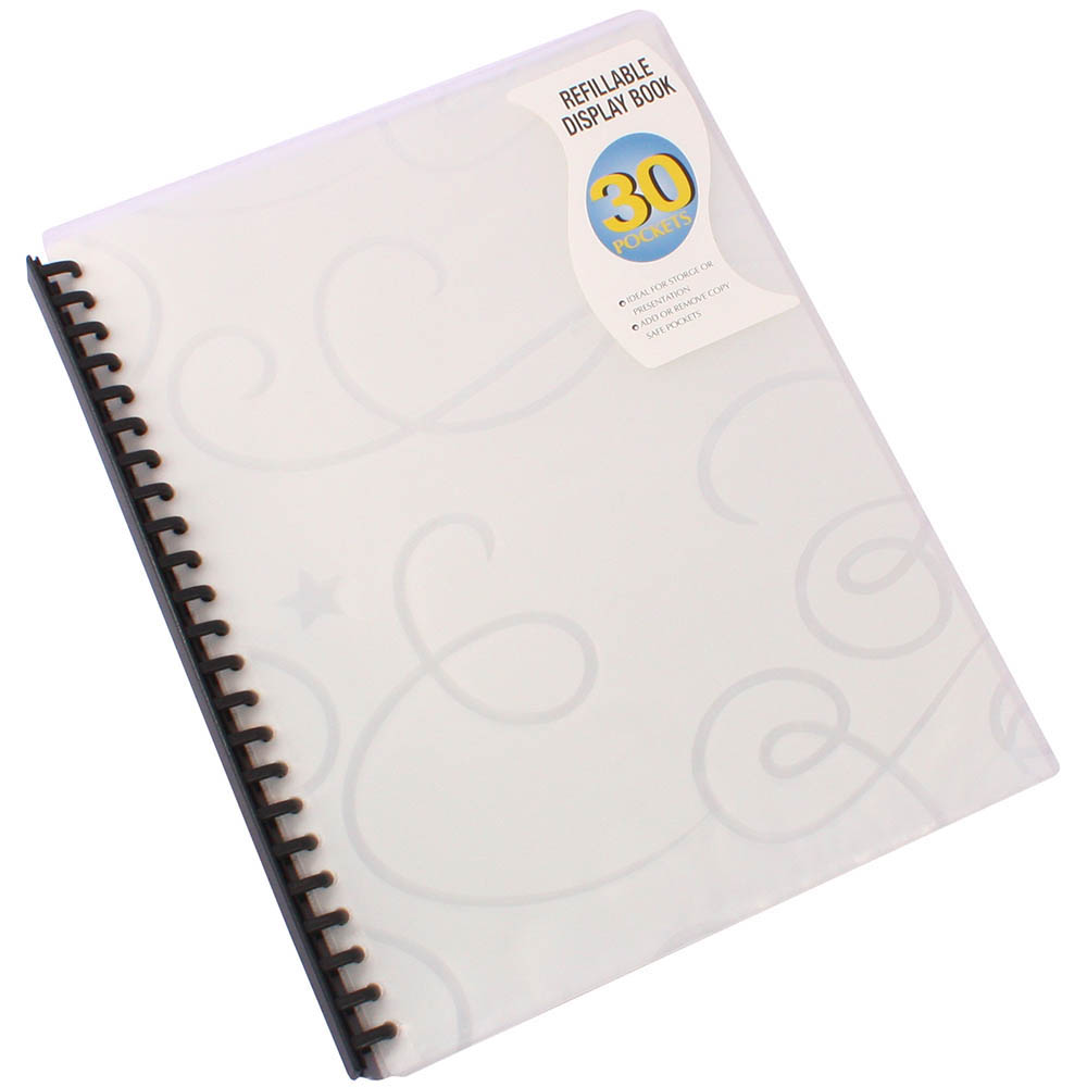Image for BEAUTONE JEWEL DISPLAY BOOKS REFILLABLE 30 POCKET A4 CLEAR from Olympia Office Products