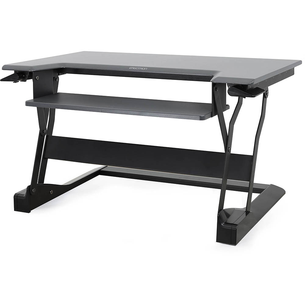 Image for ERGOTRON WORKFIT-T SIT-STAND DESKTOP WORKSTATION 586 X 889MM BLACK from That Office Place PICTON