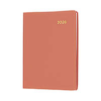 collins belmont slimline 337p.v44 diary week to view b6/7 orange