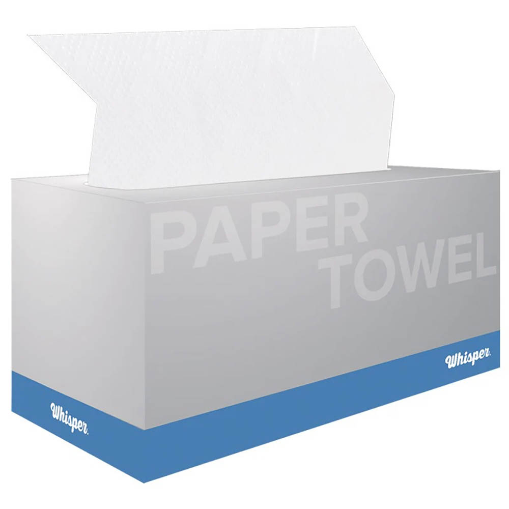 WHISPER PREMIUM PAPER TOWEL 2PLY 150 SHEETS BEIGE CARTON 12 |  | 7120428