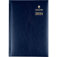 collins sterling 384.p59 diary week to view a5 navy blue