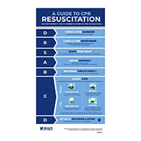 brady resuscitation information sign (cpr) 450 x 600mm polypropylene