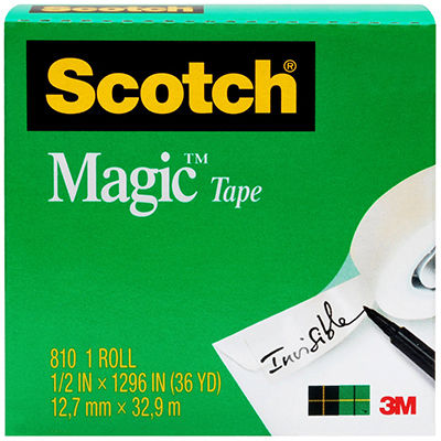 Image for SCOTCH 810 MAGIC TAPE 12MM X 33M from Challenge Office Supplies