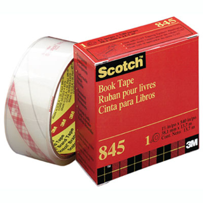 Image for SCOTCH 845 BOOK PROTECTION TAPE 50MM X 13.7M from SNOWS OFFICE SUPPLIES - Brisbane Family Company