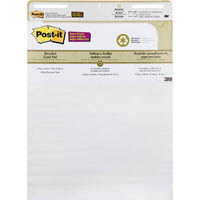 post-it 559-rp recycled super sticky easel pad 635 x 775mm white