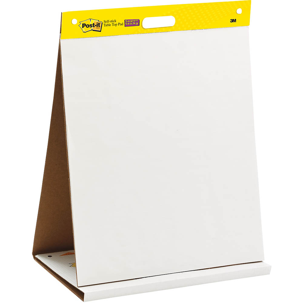 Image for POST-IT 563R SUPER STICKY SELF-STICK TABLE TOP PAD 508 X 584MM WHITE from Australian Stationery Supplies