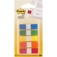 post-it 683-5cf mini flags primary assorted pack 100