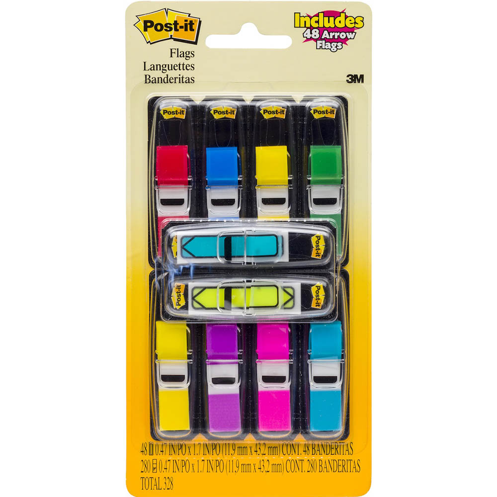 POST-IT 683-VAD1 MINI FLAGS ASSORTED VALUE PACK 328 - BONUS MINI ARROW FLAGS |  | 7010269i