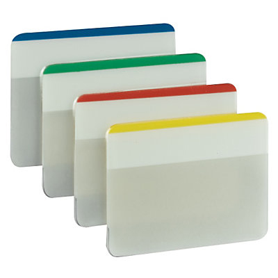 POST-IT 686F-1 DURABLE FILING TABS LINED 50MM PRIMARY ASSORTED PACK 24 |  | 7000425i