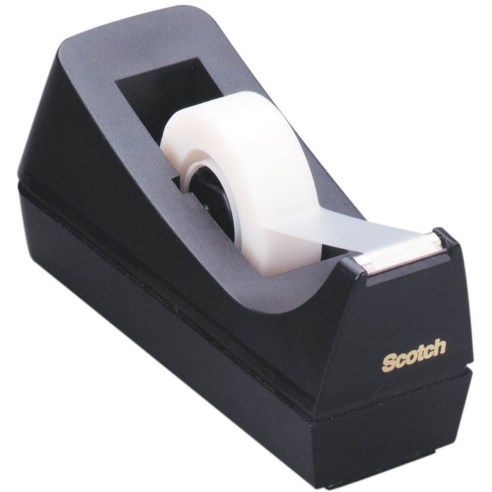 Image for SCOTCH C38 DESKTOP TAPE DISPENSER BLACK from That Office Place PICTON
