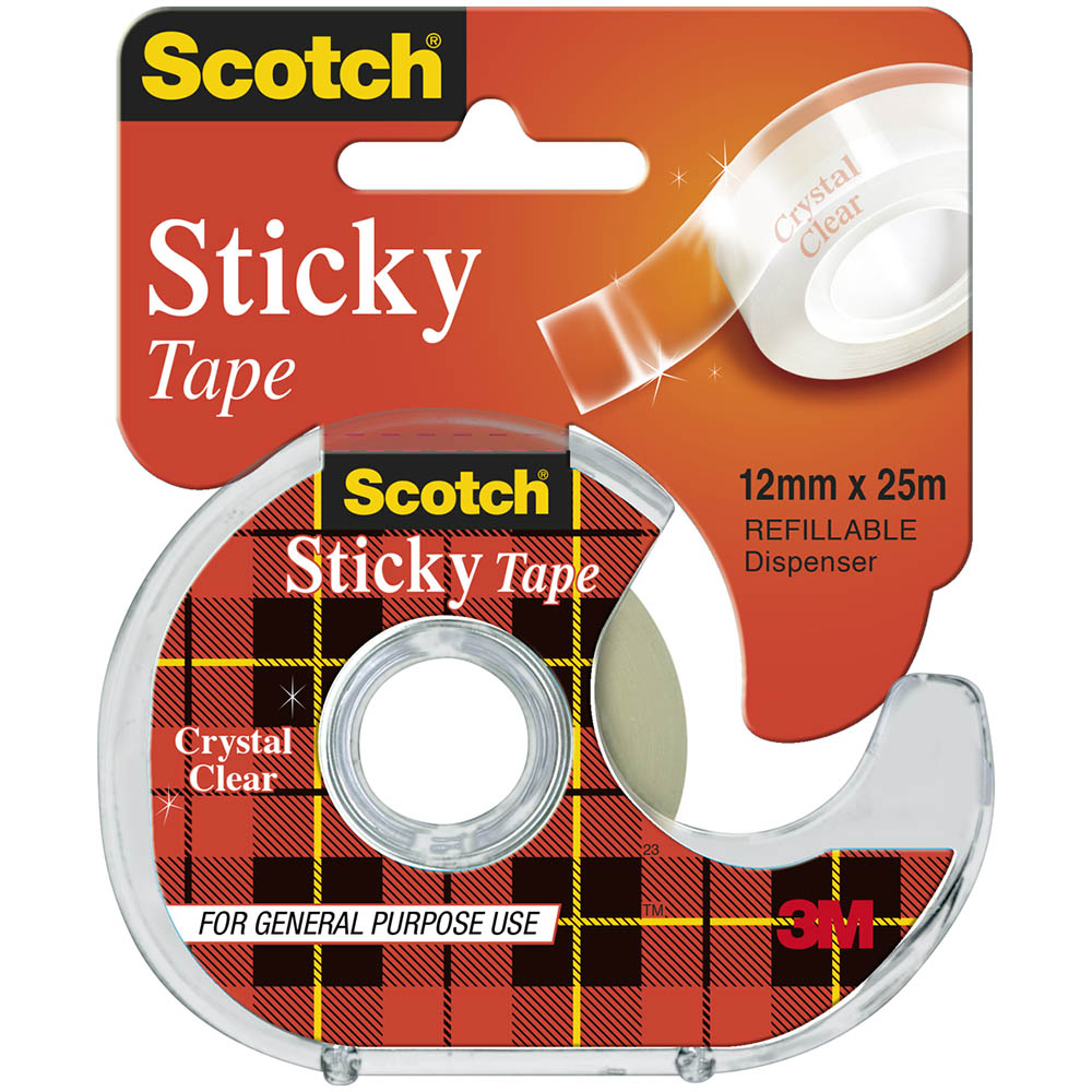 Image for SCOTCH 502 STICKY TAPE 12MM X 25M HANGSELL from Challenge Office Supplies