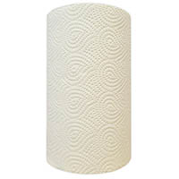 whisper bamboo maxi kitchen towel roll 2ply 160 sheets beige carton 8