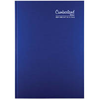 cumberland 41pcbl premium business diary day to page a4 blue