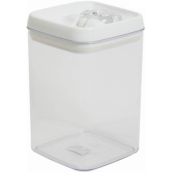 Image for CONNOISSEUR FLIP-TITE CANISTER SQUARE 3.3 LITRE CLEAR from ALLBIZ Office Supplies