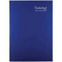 cumberland 86636 premium business diary 2 days to page a4 blue