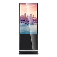 mitsumaru indoor slimline digital kiosk display 43inches black