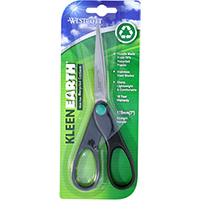 westcott kleenearth scissor recycled 7 inch black