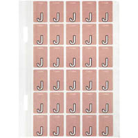 avery 44410 lateral file label top tab colour code j 20 x 30mm mauve pack 150