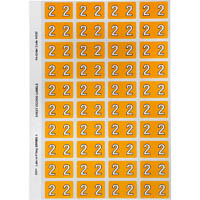 avery 44530 lateral file label side tab year code 2 25 x 42mm orange pack 240