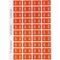 avery 44536 lateral file label side tab year code 8 25 x 42mm orange pack 240