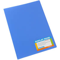 beautone tropical display book non-refillable 20 pocket a4 blue