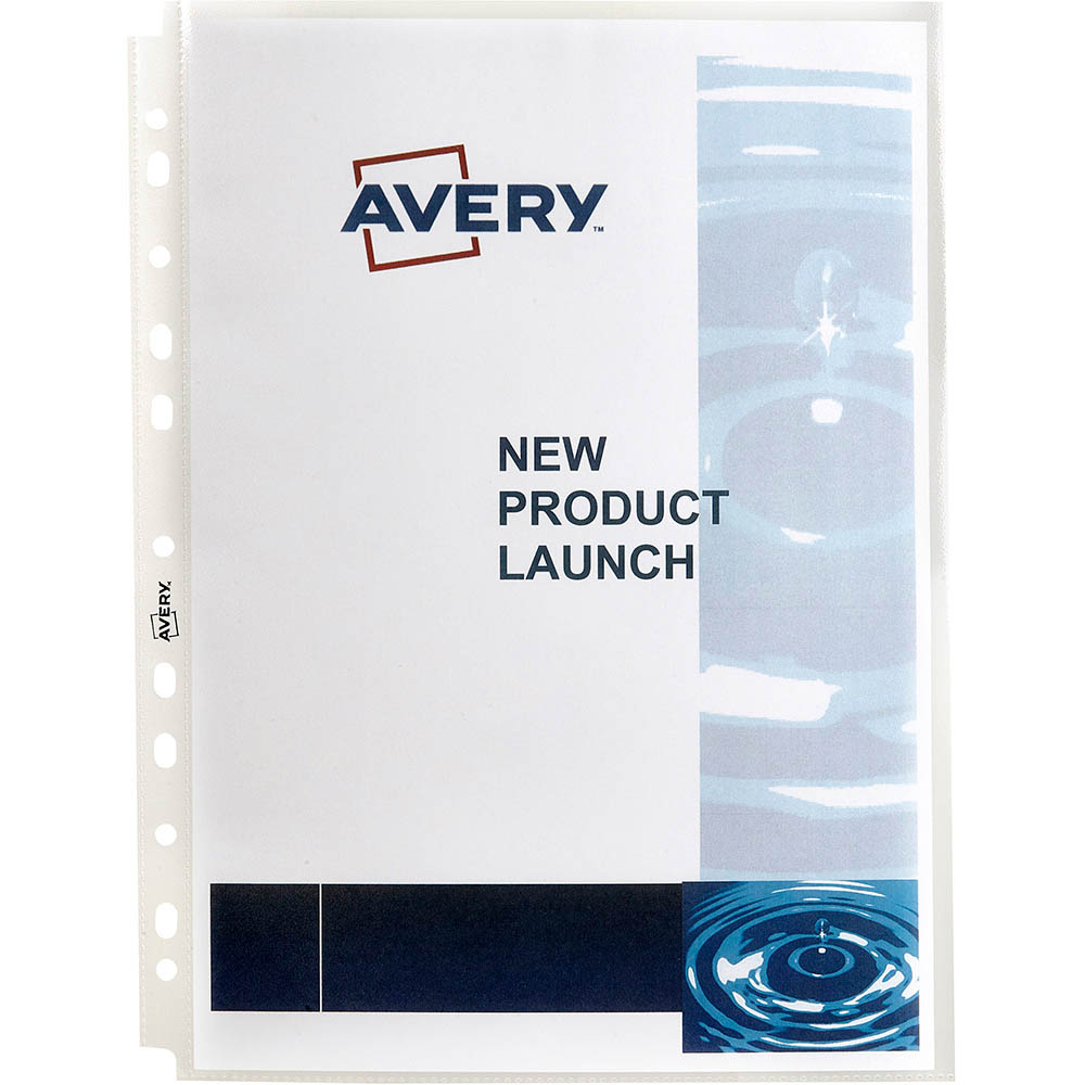 Image for AVERY 47901 SHEET PROTECTOR HEAVY DUTY A4 CLEAR PACK 10 from Clipboard Stationers & Art Supplies