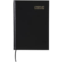 cumberland 2024-2025 financial year diary week to view a4 black