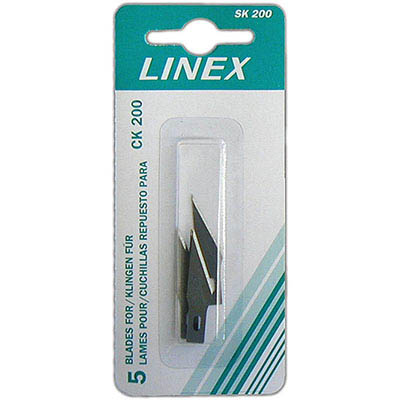 Image for LINEX SK200 REPLACEMENT BLADE SILVER PACK 5 from Mitronics Corporation