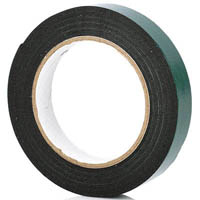 nachi 2010 double sided foam mounting tape 25mm x 5m black