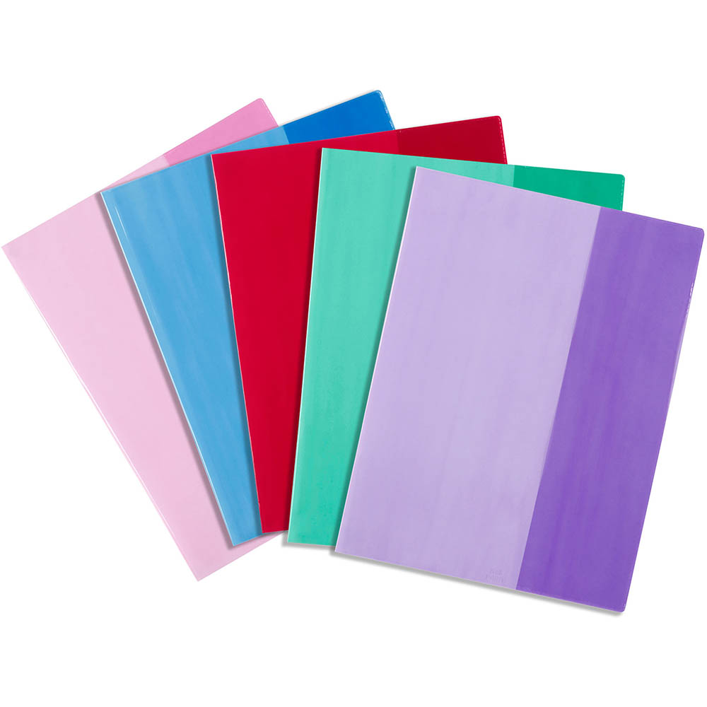 Image for CONTACT BOOK SLEEVES 9 X 7 INCH ASSORTED PACK 25 from Memo Office and Art