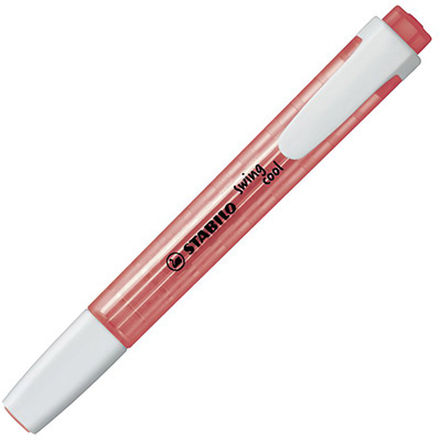 Image for STABILO SWING COOL HIGHLIGHTER CHISEL RED from BusinessWorld Computer & Stationery Warehouse