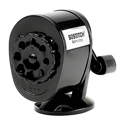 Image for BOSTITCH ANTIMICROBIAL MANUAL PENCIL SHARPENER MULTI-HOLE BLACK from BusinessWorld Computer & Stationery Warehouse