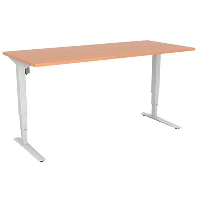 Image for CONSET 501-43 ELECTRIC HEIGHT ADJUSTABLE DESK 1500 X 800MM BEECH/WHITE from Mitronics Corporation
