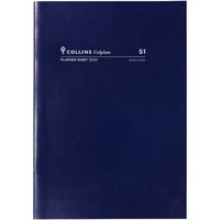 collins colplan 51.c59 early edition planner diary month to view a4 blue