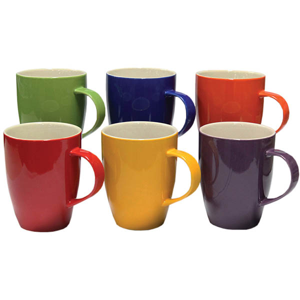 Image for CONNOISSEUR A LA CARTE MUGS 350ML ASSORTED PACK 6 from That Office Place PICTON